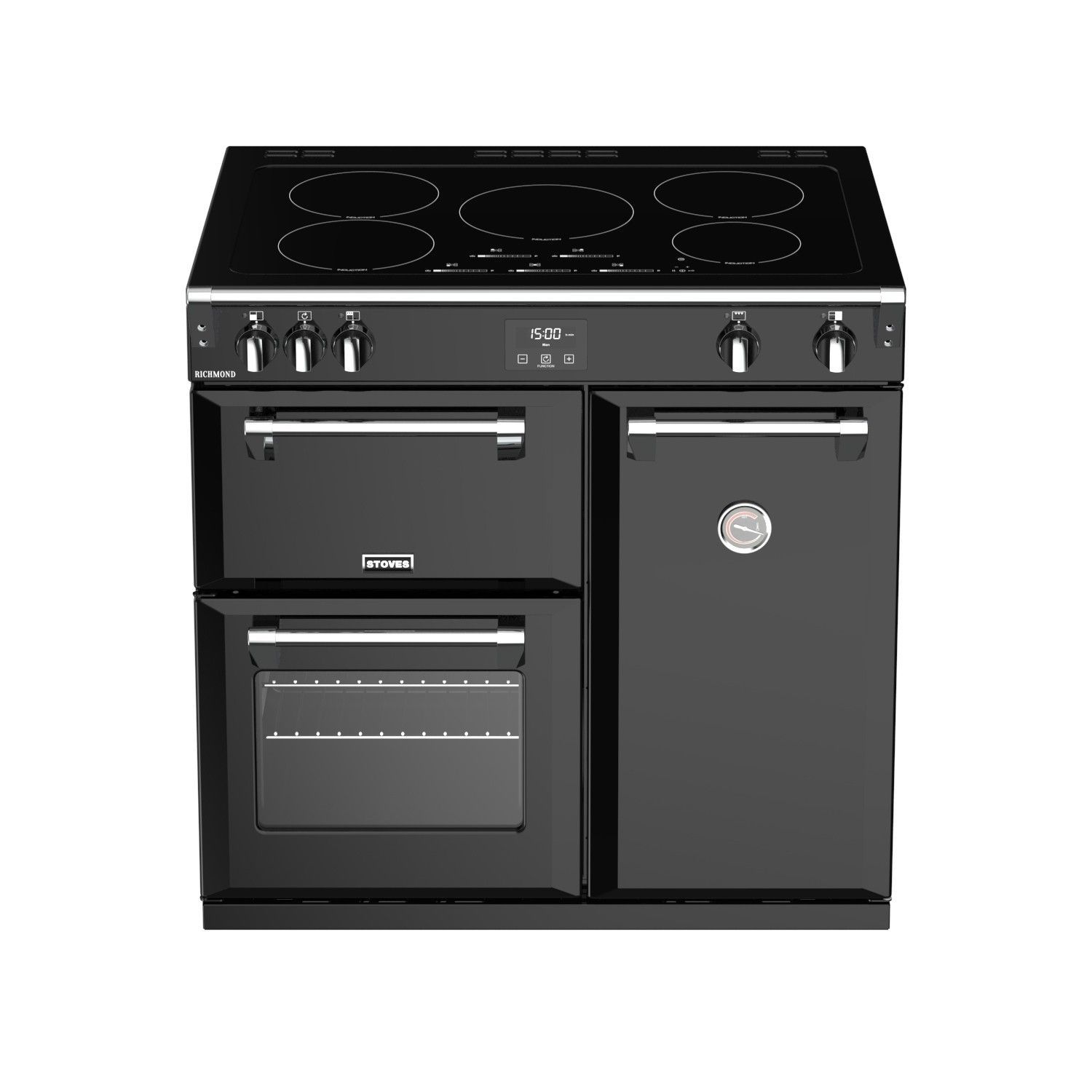stoves richmond S900 EI Induktion Schwarz elektr Standherd 90 cm Range