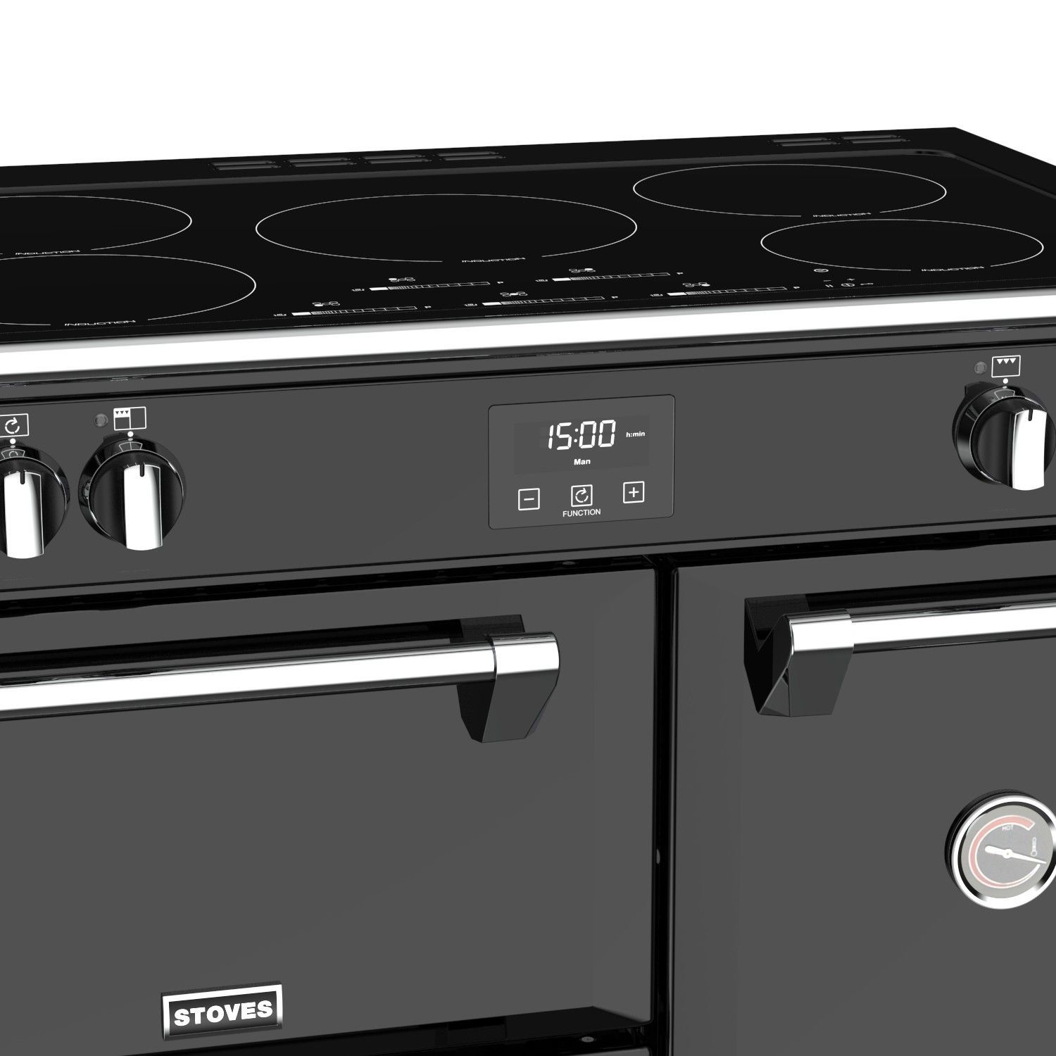 stoves richmond S900 EI Induktion Schwarz elektr Standherd 90 cm Range