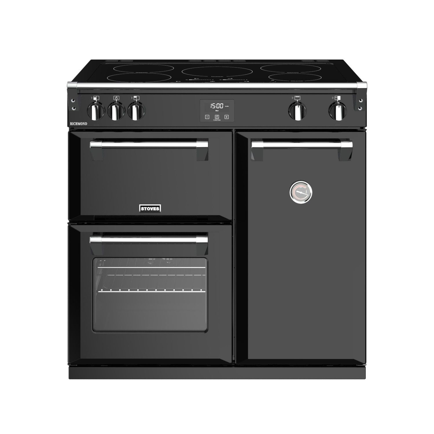 stoves richmond S900 EI Induktion Schwarz elektr Standherd 90 cm Range