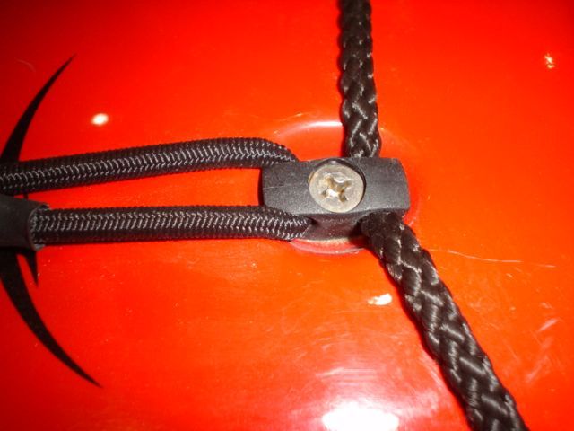 Deckfitting, versenkt einbaubar, parallele Seilführung, 2 Loch Ø 7 mm