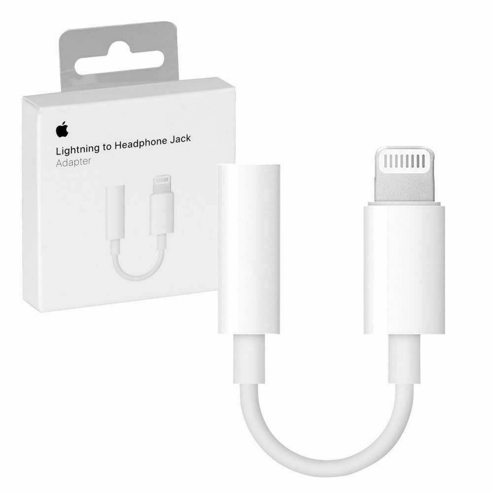 Original Apple Connector Kopfhörer AUX 3,5mm Adapter Audio Lightning