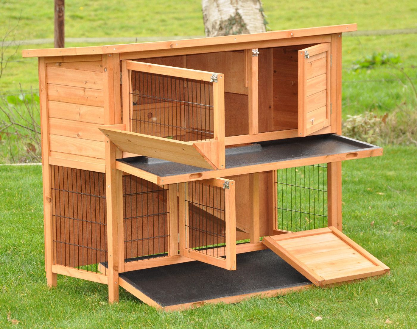 BUNNY BUSINESS Kaninchenstall Abdeckung - Isolierhülle 122x50x100 Cm