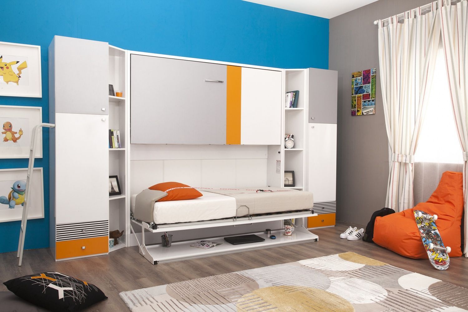 Multimo Etagenbett Set Smart Bunk mit Bücherregalen kaufen bei Hood.de