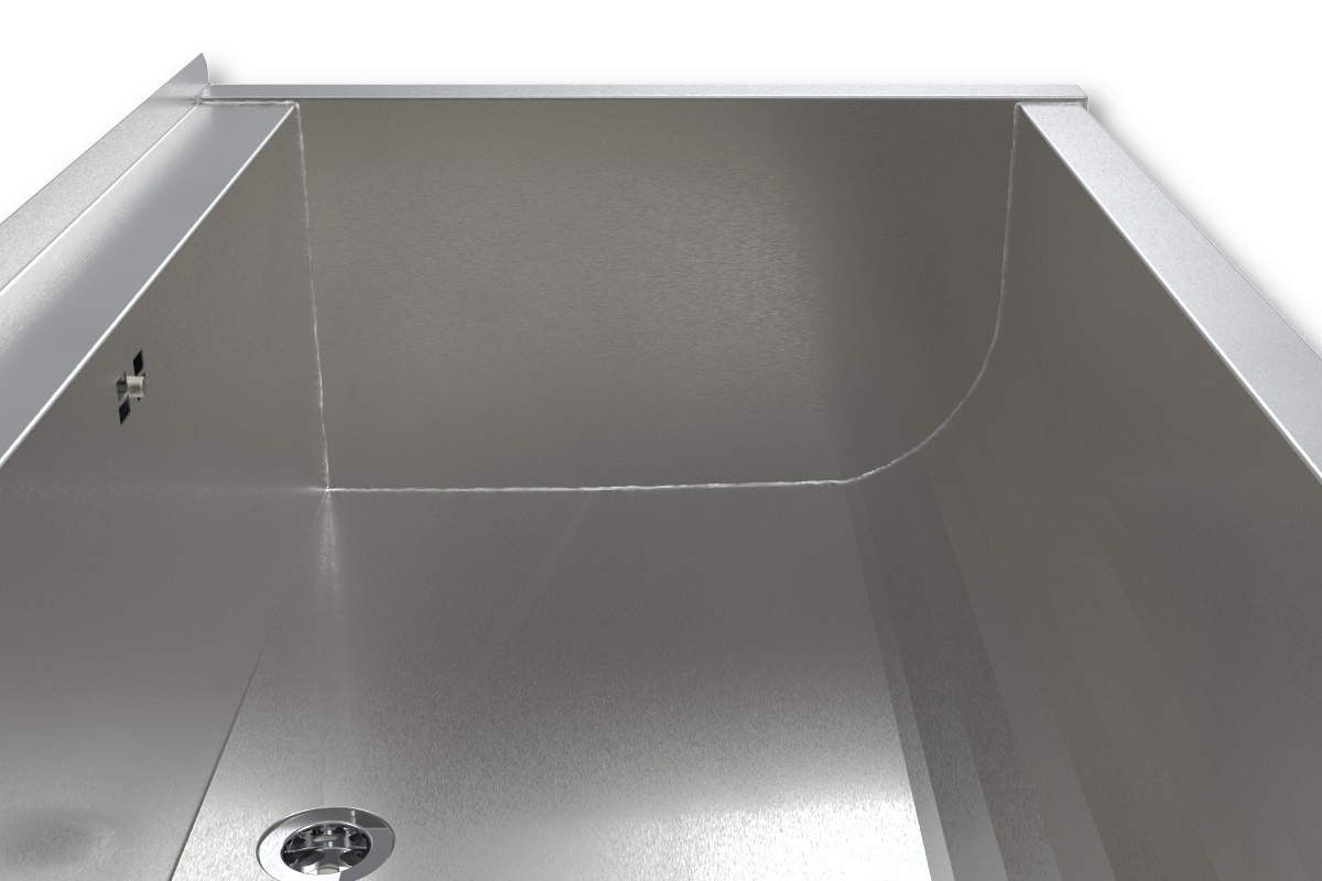 KUNe® Ausgussbecken aus Edelstahl, Breite 70 cm PLUS-Varinate kaufen