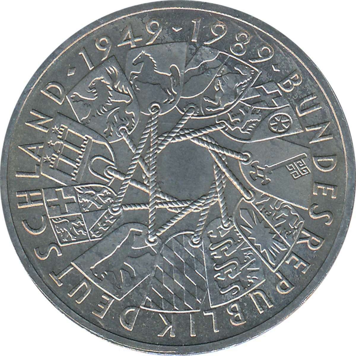 BRD 10 DM 1989 G 40 Jahre Bundesrepublik Silber* kaufen bei Hood.de