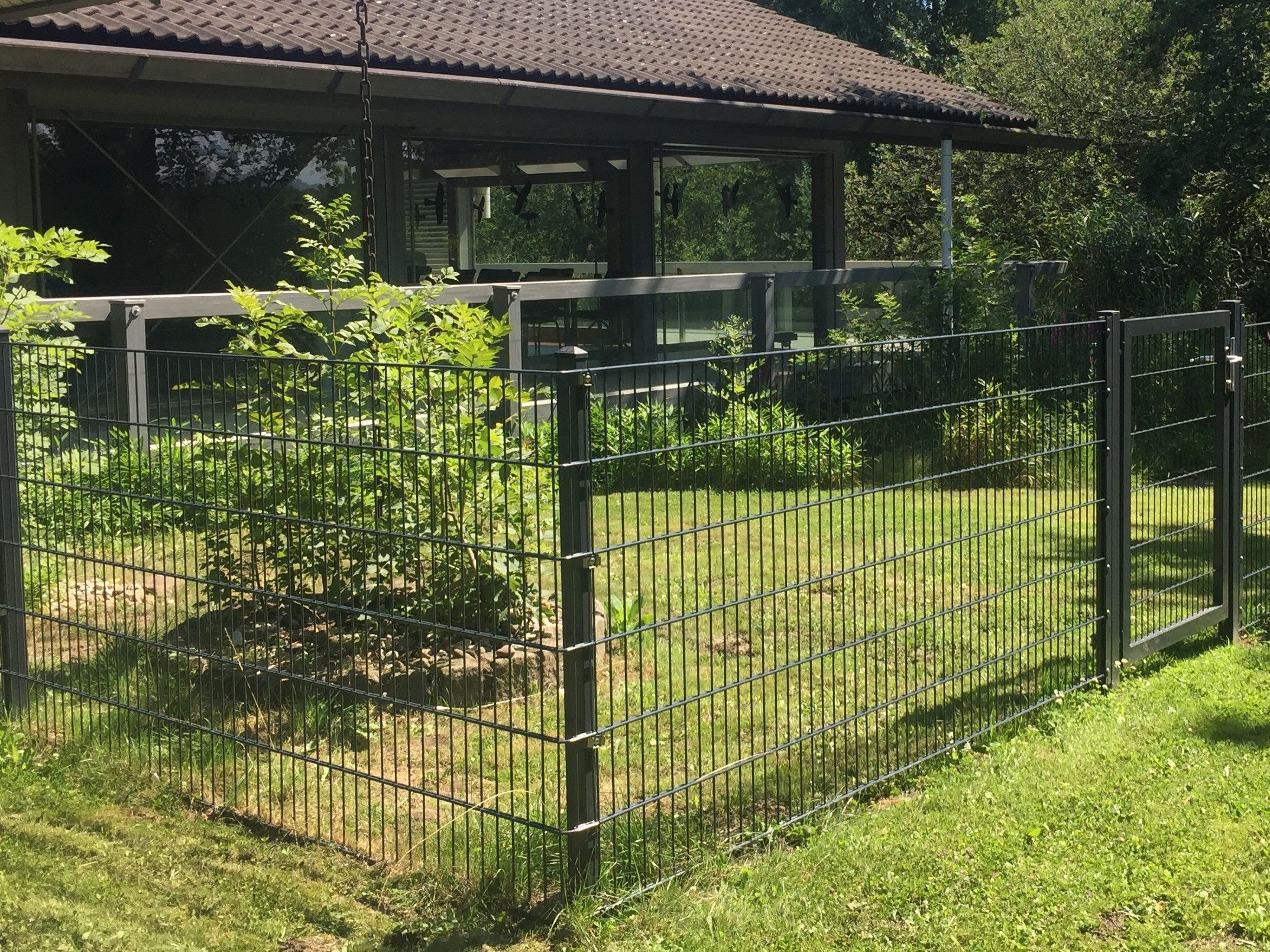 Doppelstabmattenzaun Zaun Gartenzaun Gittermatten 6/5/6 Matten 10 100