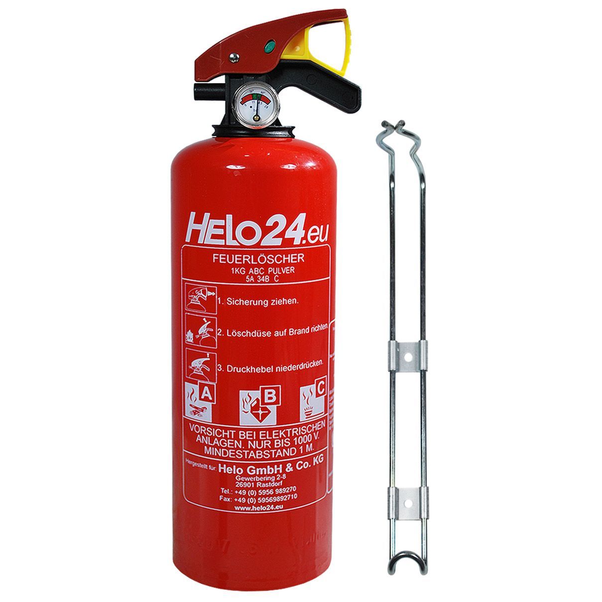 Feuerlöscher Versch. Typen 1kg/2kg/5kg/6kg/6L ABC ABF B Pulverlöscher ...