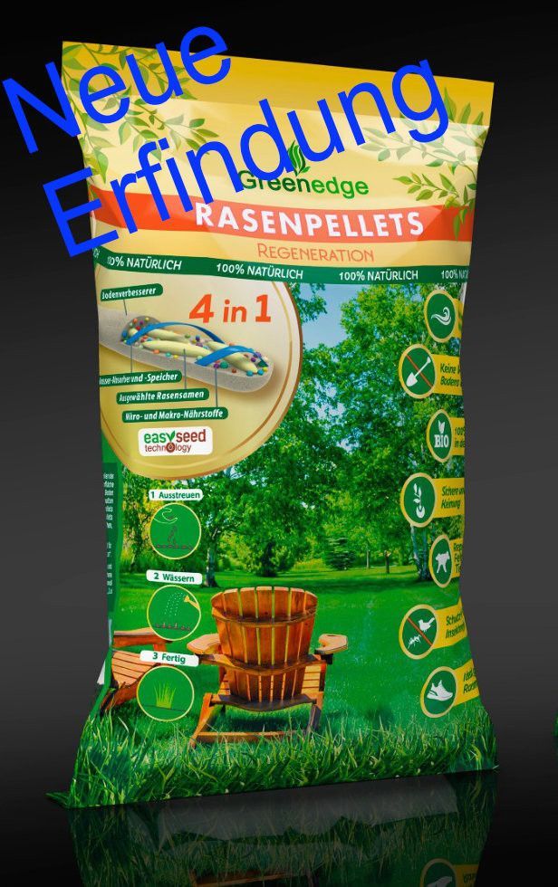 GreenEdge Rasensamen Rasenpellets robuster widerstandsfähige Rasen