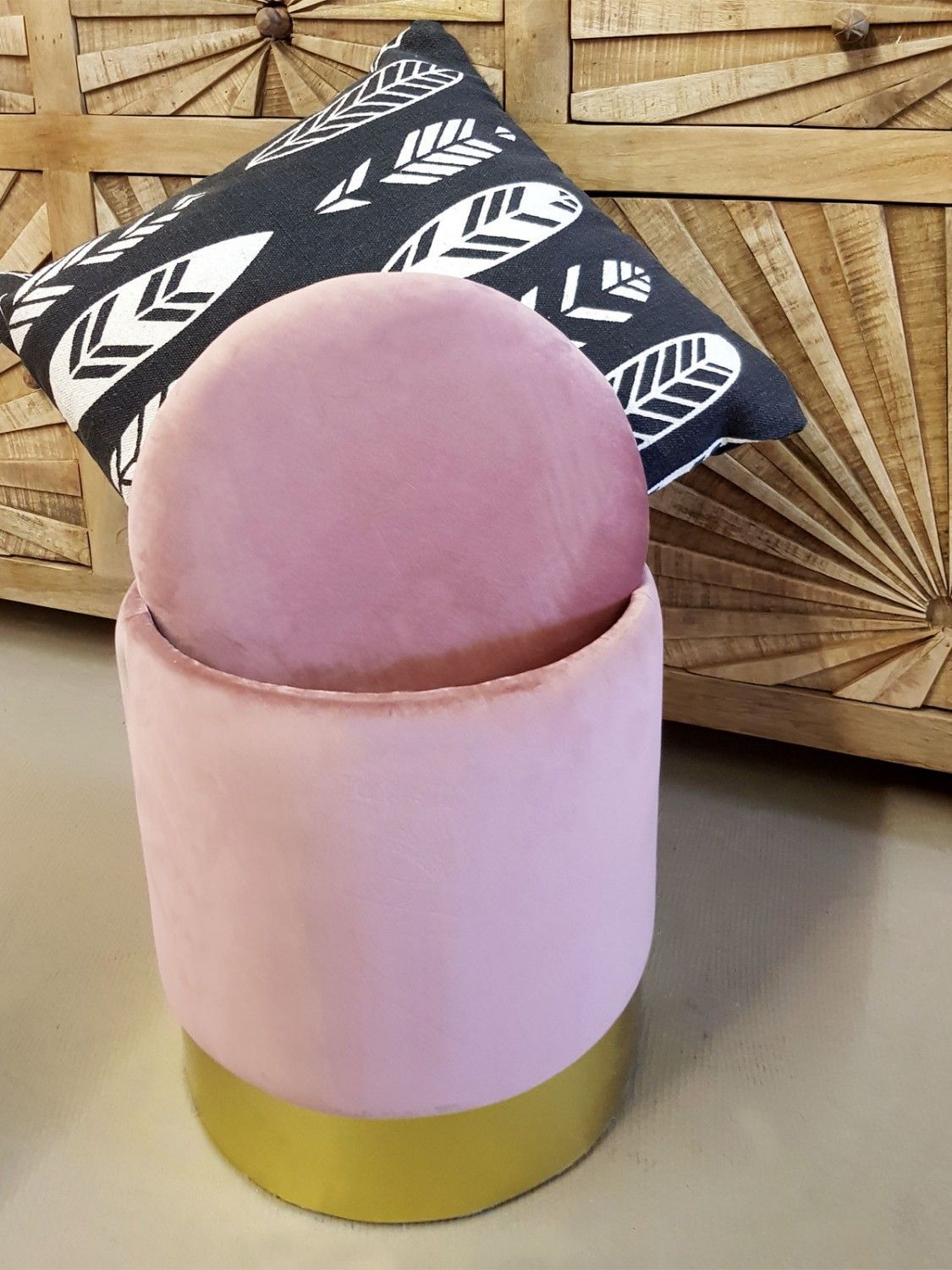 Samthocker Deko Hocker Samt Pouf Dekopouf Velour Hocker mit Stauraum u