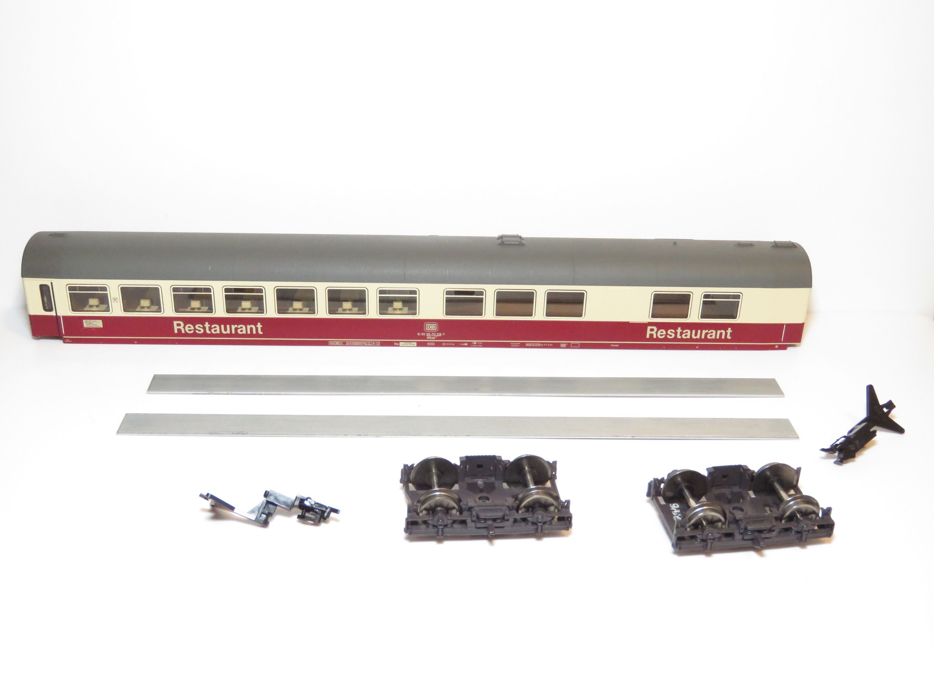 Fleischmann 5662 K Ersatzgehäuse Ersatzteile Oberteil 187 HO