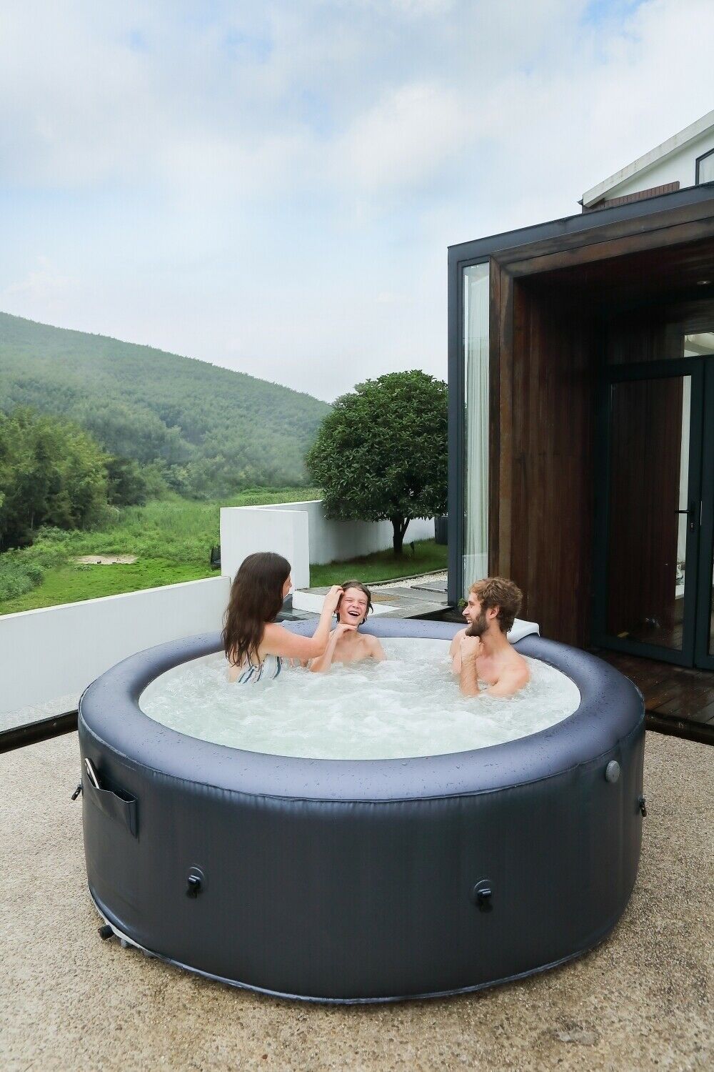 MSPA Whirlpool Luxury Exotic XXL 6 Personen - Aufblasbar Mit Heizung 20-40°C