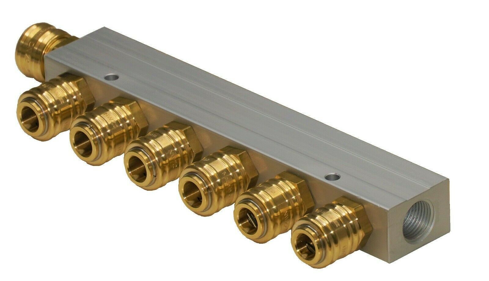 Druckluftverteiler, Wanddose, Luftverteiler, Verteilerdose versch. Ausführungen (2-fach ohne Kupplung