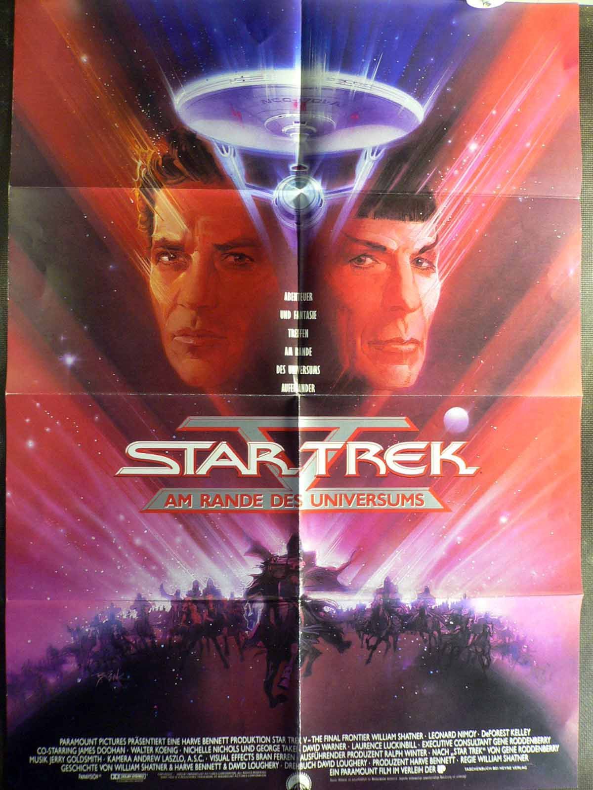 Star Trek V: Am Rande des Universums - Filmposter A1 84x60cm gefaltet - Star Trek V Am Rande Des Universums