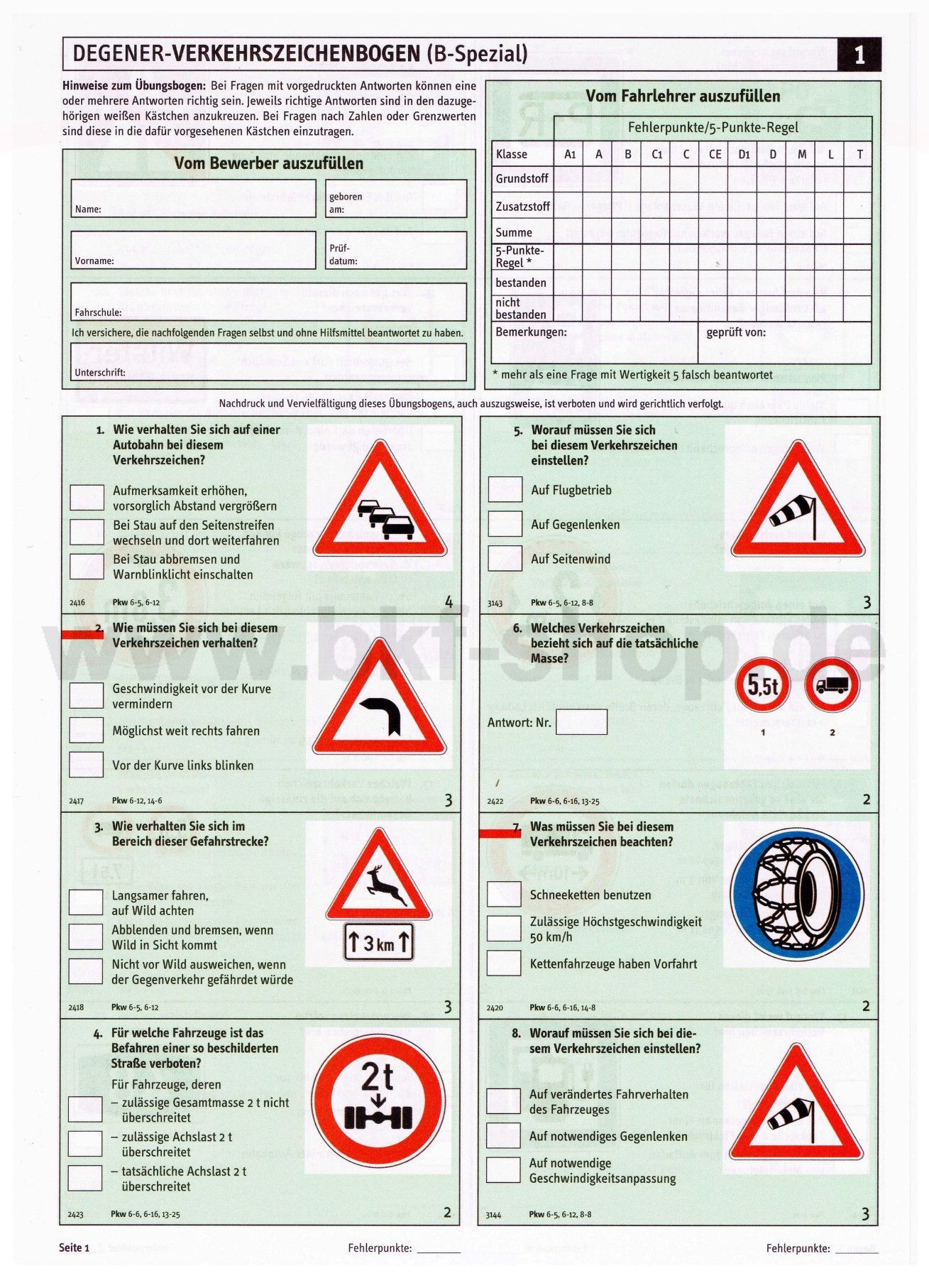 Führerschein Fragebogen B Fragenkatalog + Autoführerschein Fahrschulapp ...