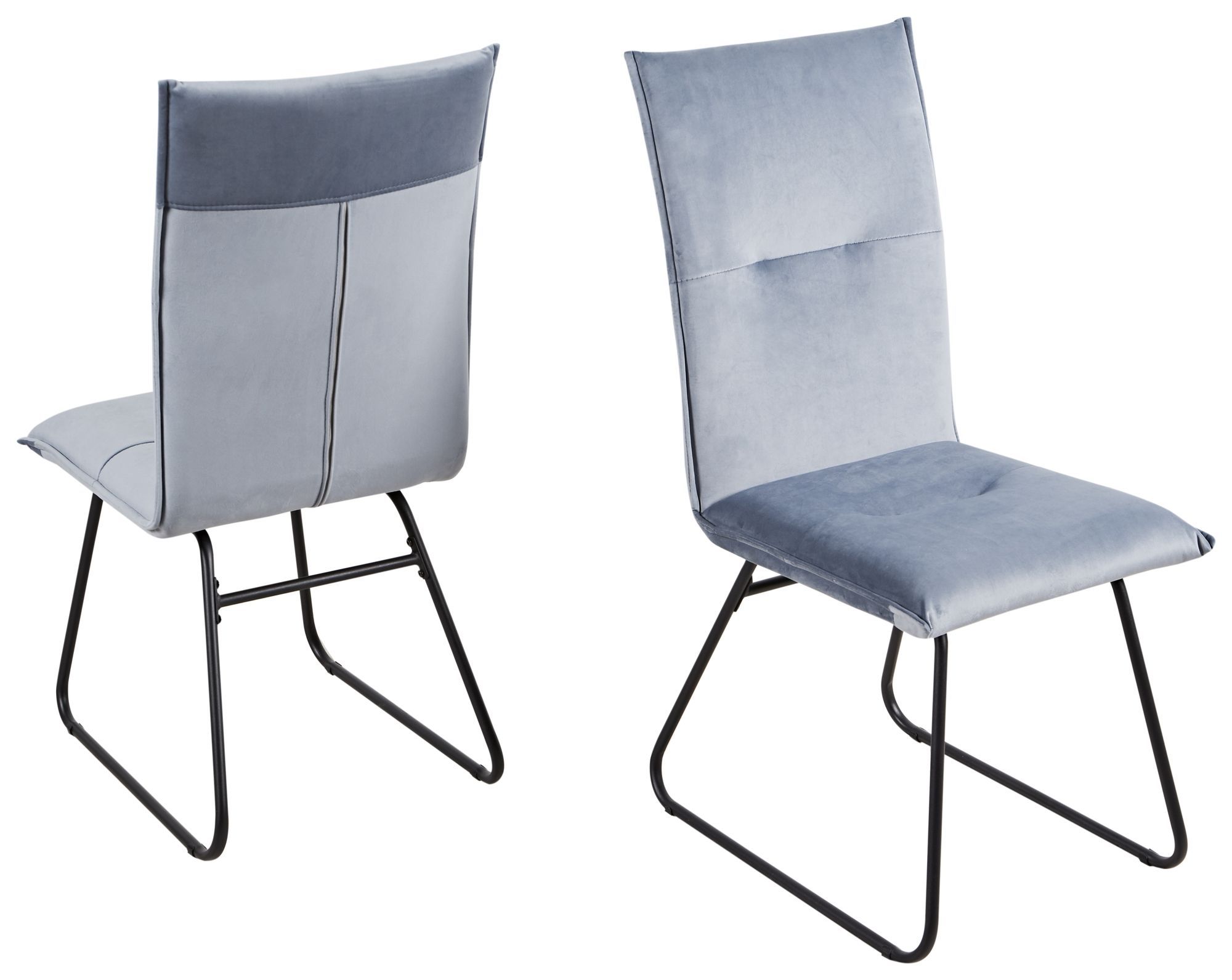 Küchenstuhl (2er-Set) Farrah 47 x 64 x 100 Esszimmerstuhl Schwarz