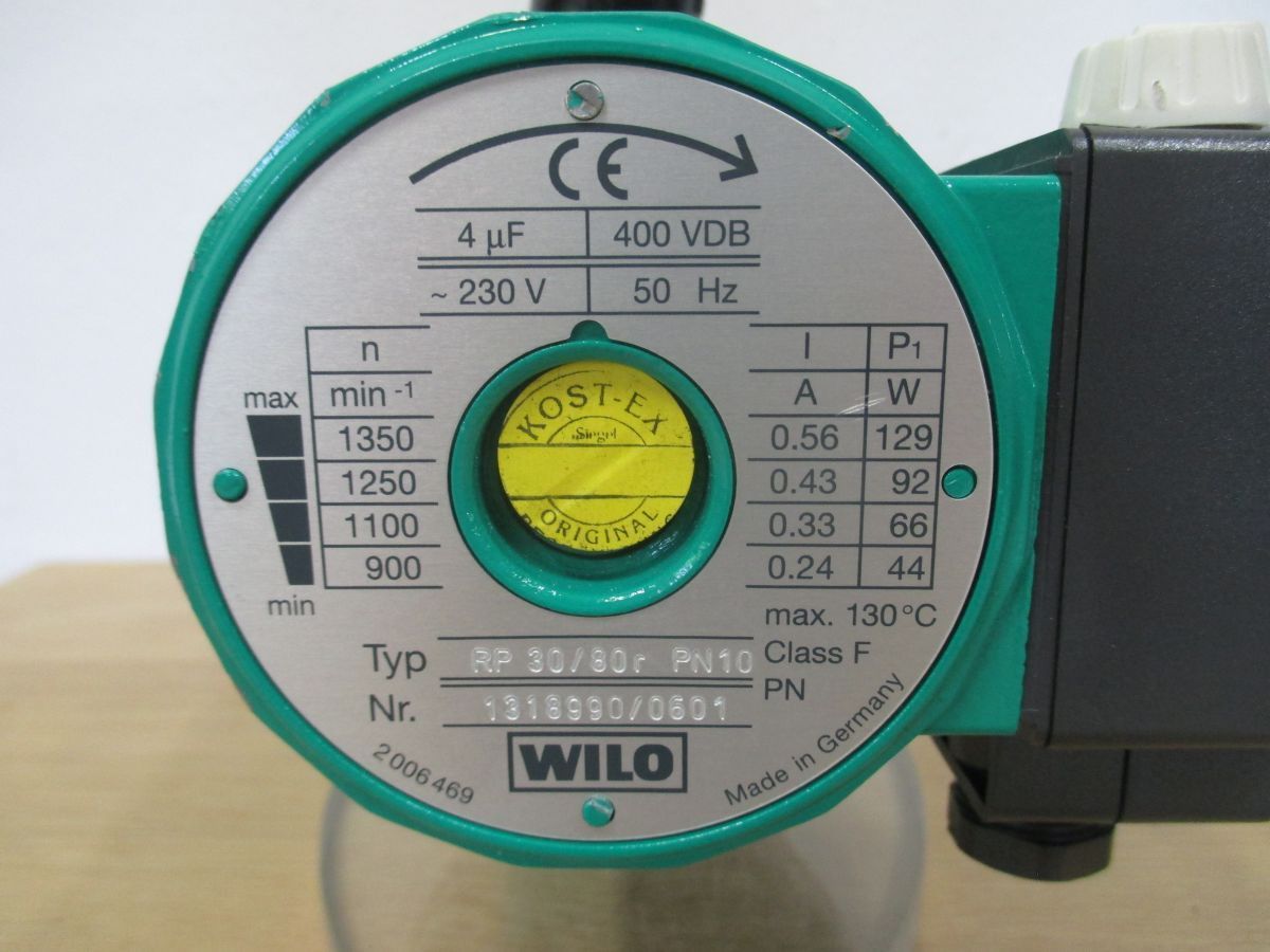 Wilo RP 30/80 r 180 mm 2 Zoll 1x230 V Heizungpsumpe Umwalzpumpe P8/332 ...
