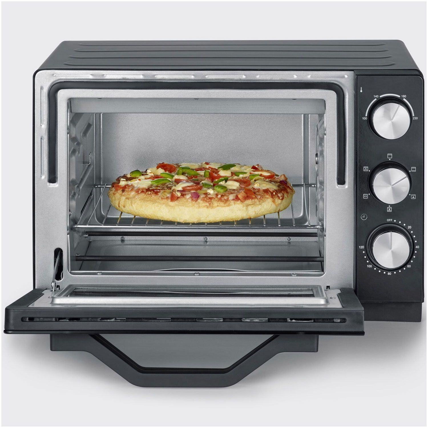 Severin 20 Liter Umluft Tisch Backofen Drehspieß Brötchen Toast Pizza