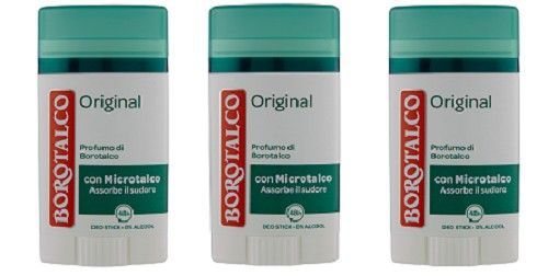 Borotalco Unisex Roberts Deo Stick Original 3 X 40Ml
