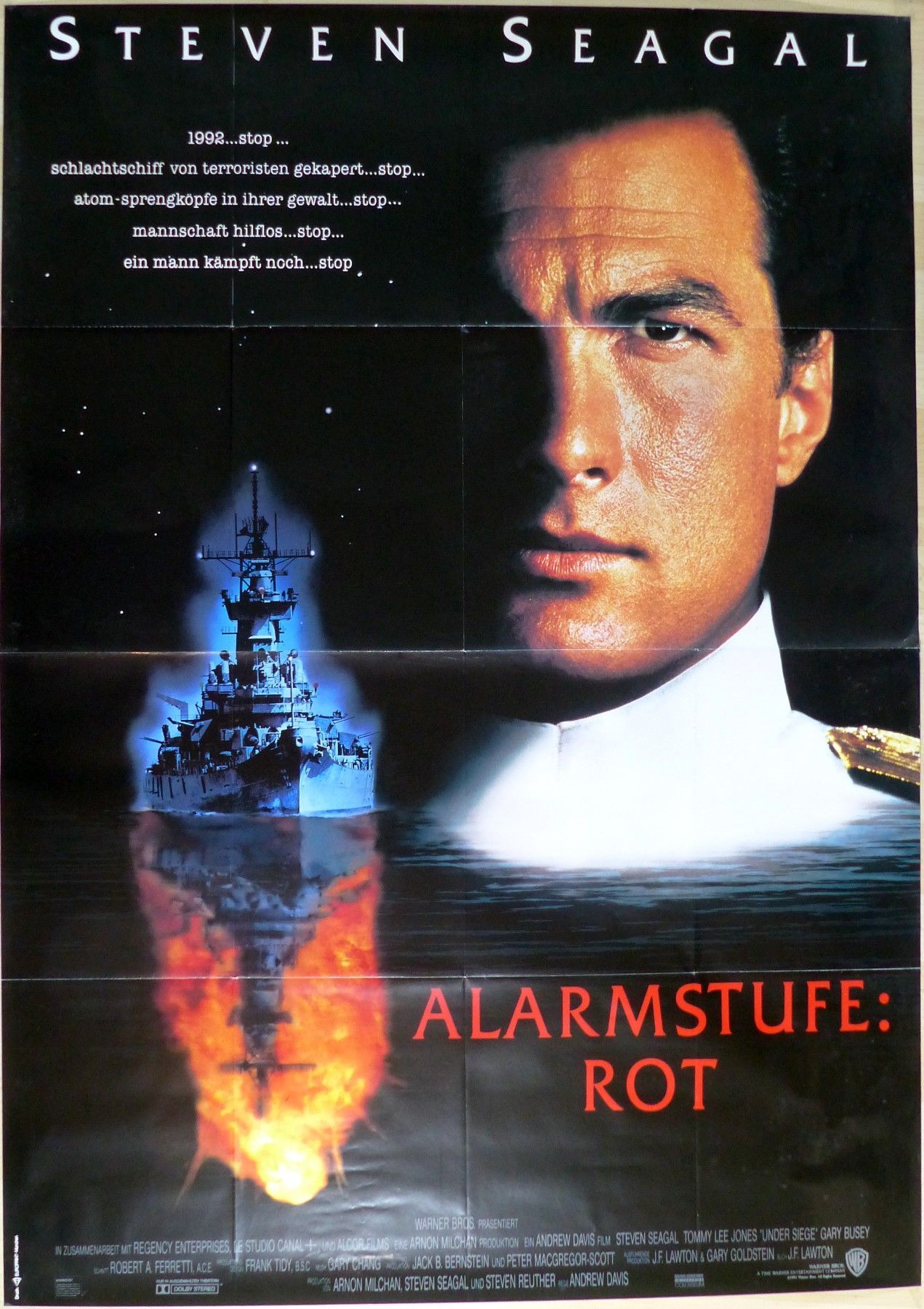 Alarmstufe: Rot - Original Kinoplakat A0 - Steven Seagal - Filmposter ...