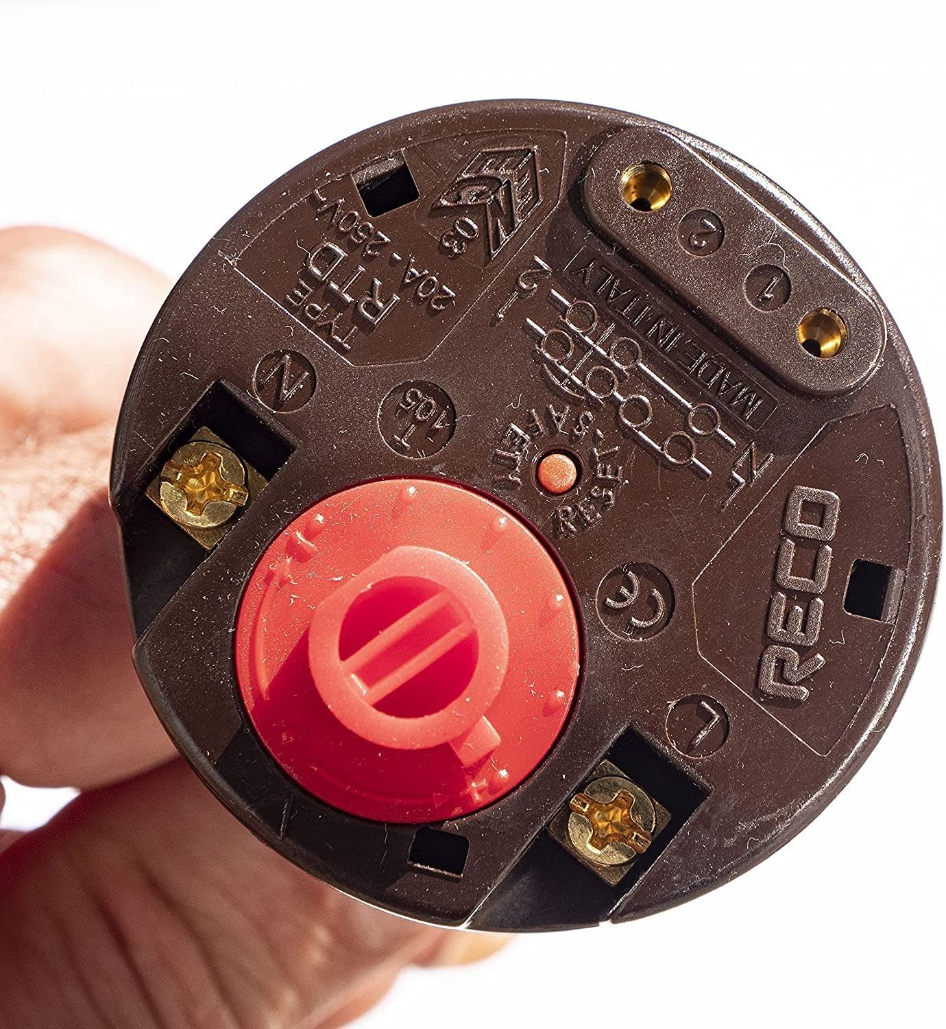 RECO Thermostat 7492RTDL Universal Stab mit Daum 250V 20A Typ RTD