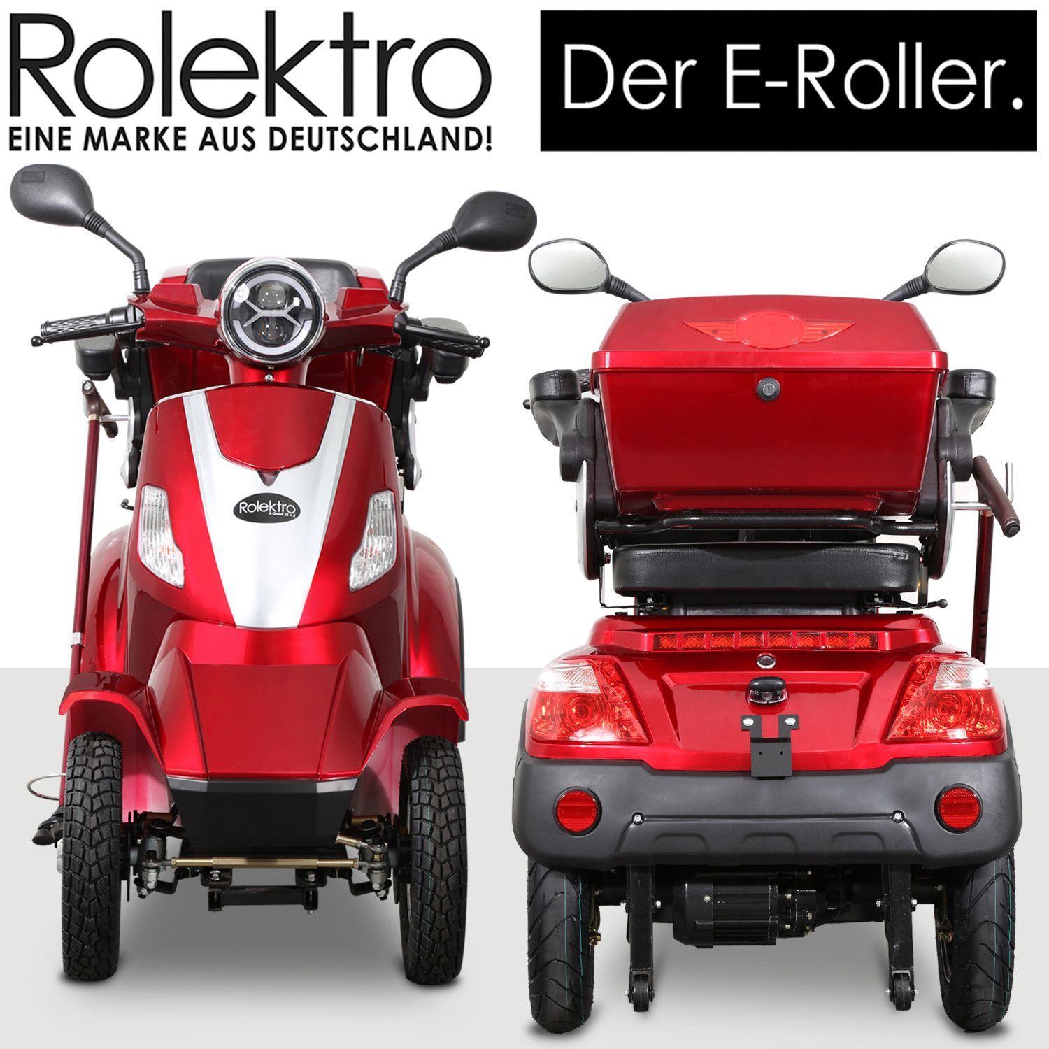 Rolektro E Quad 25 Elektromobil E Roller 4 Rad 1000w 25 Kmh Mit Straßenzulassung Kaufen Bei Hoodde 