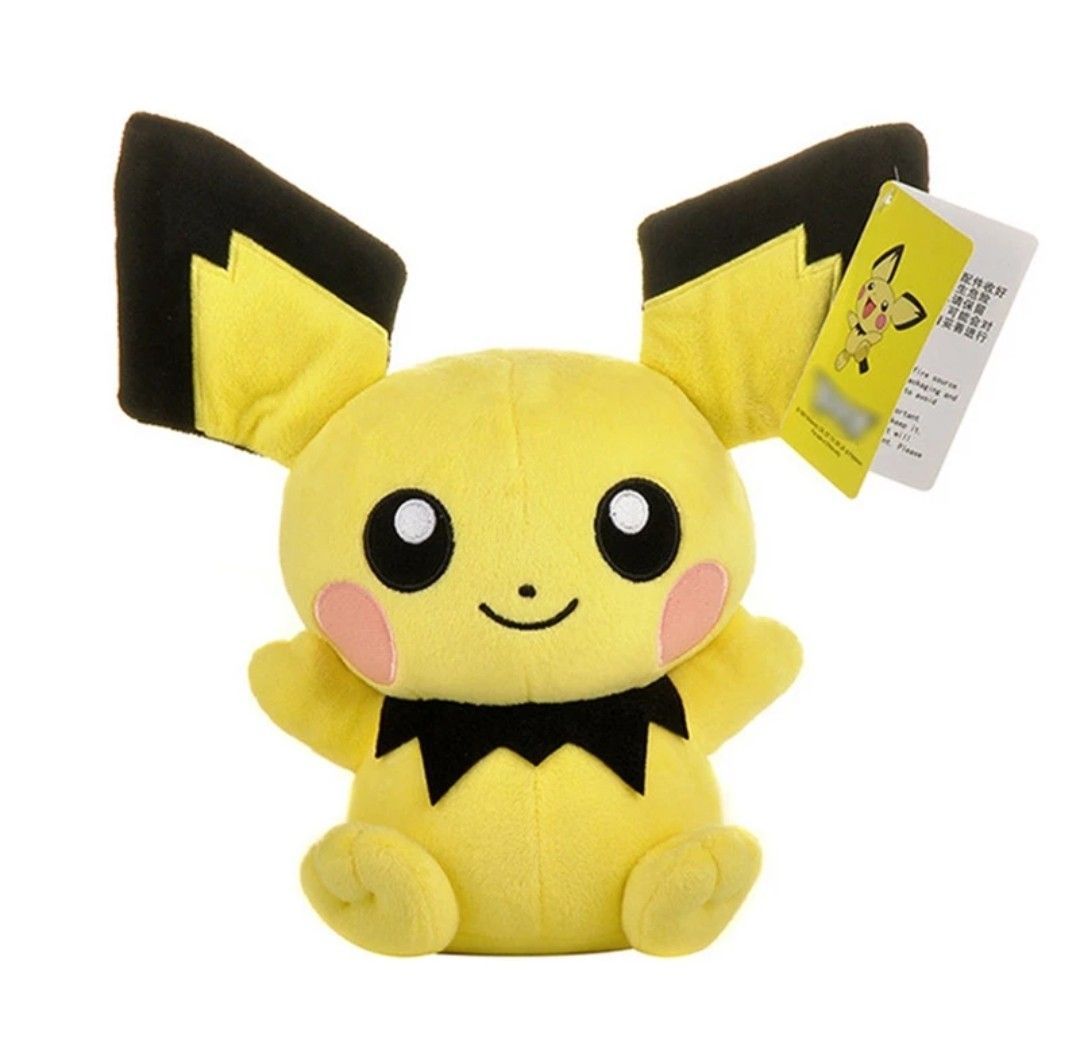  Pokemon Pichu - Plüsch Figur Stofftier Kuscheltier - Plush 25 cm NEU Motiv 