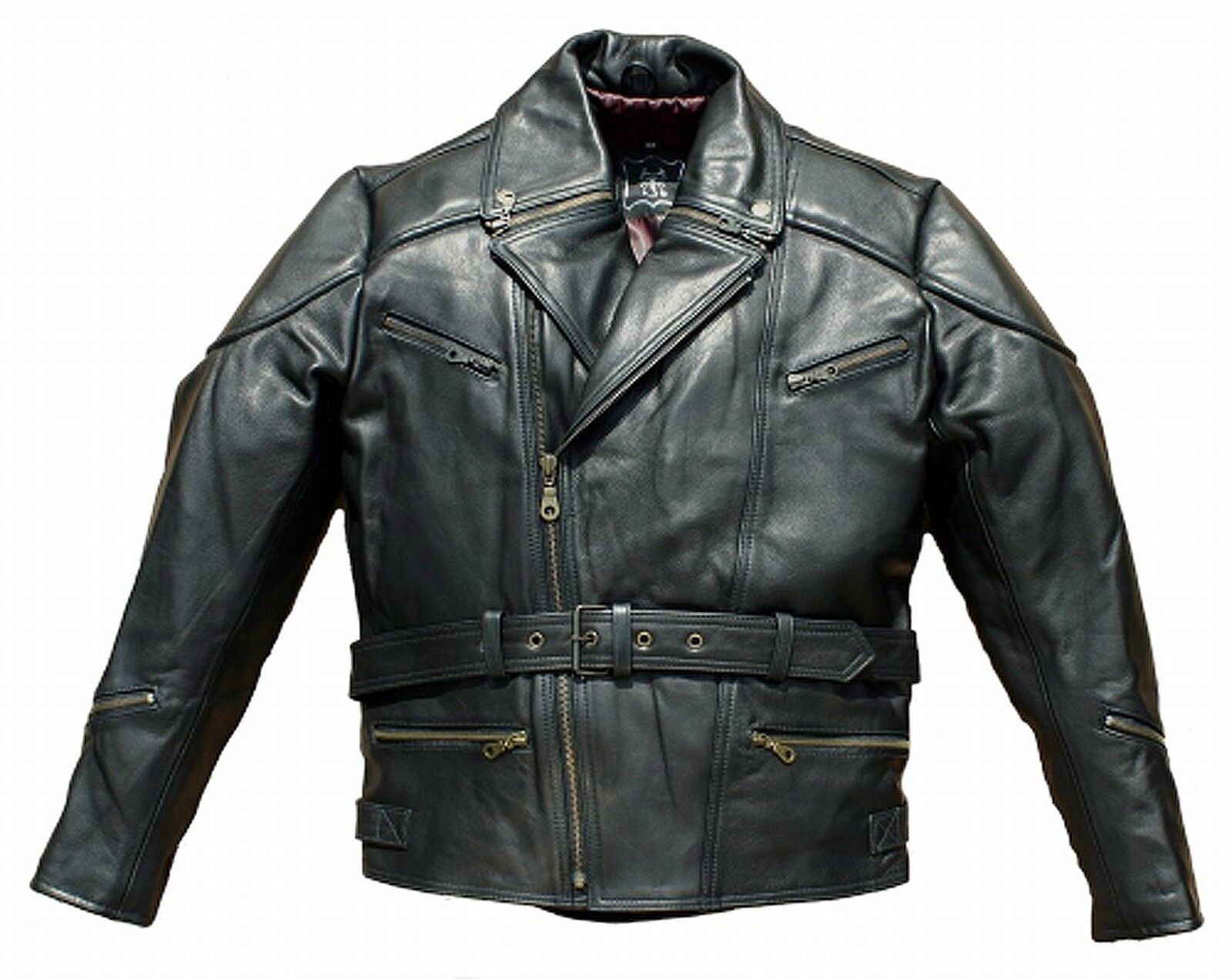 My Essential Wardrobe Leren jas - medium grey retro wash/grijs