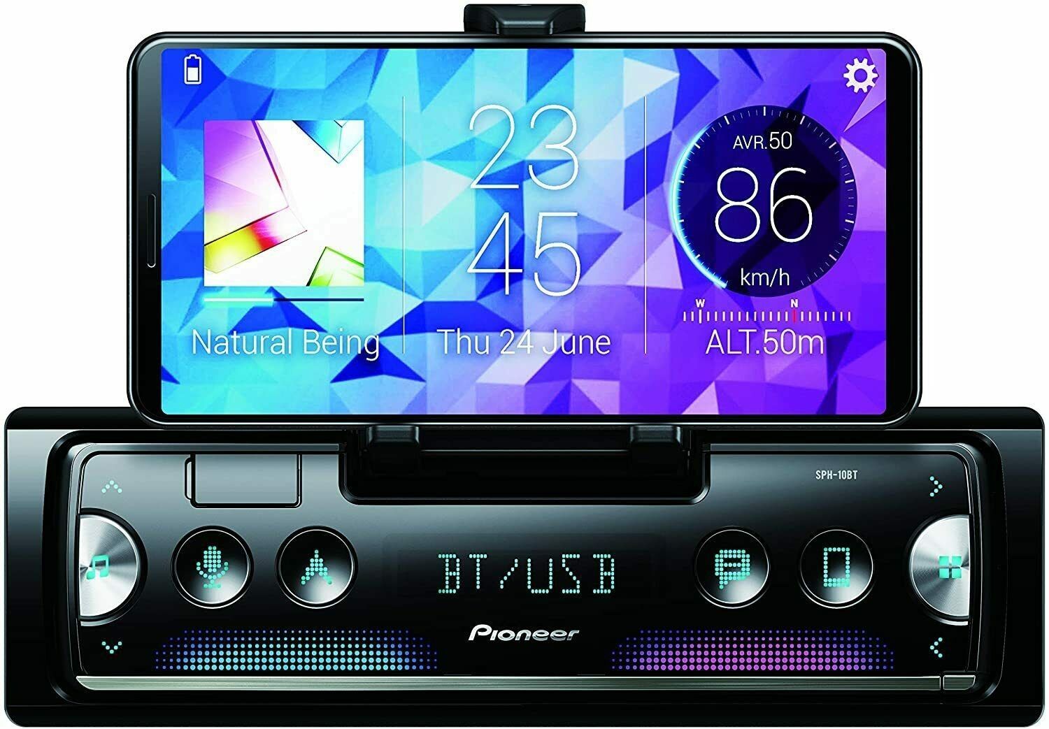 Pioneer SPH-10BT Bluetooth MP3 USB AUX