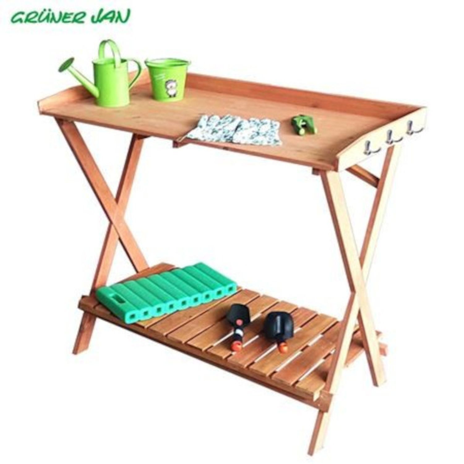 Pflanztisch aus Holz 100x86x50 cm Blumentisch Gartenwerkbank