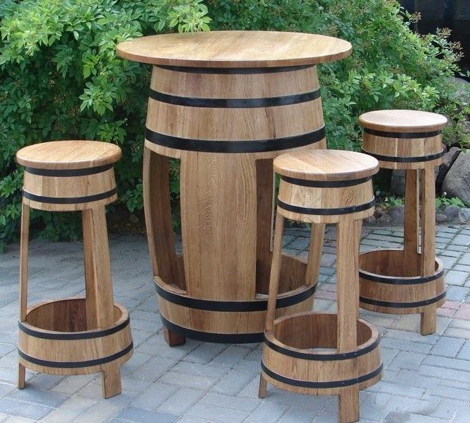 Fass Barhocker BARDOLINO-RLR Fassbarhocker Stehtischhocker Sitzhocker