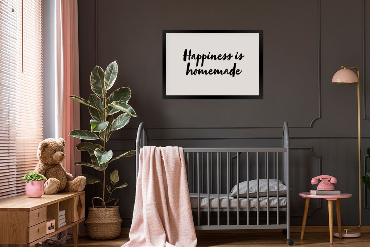 Poster Bilder 90x60 cm Zitate Sprichwörter Das Glück ist