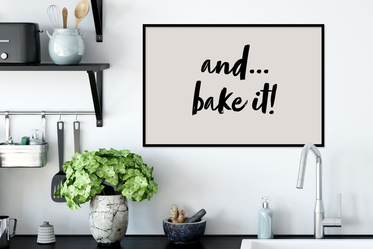 Poster Bilder 60x40 cm Zitate Kochen Sprichwörter Und... Backen