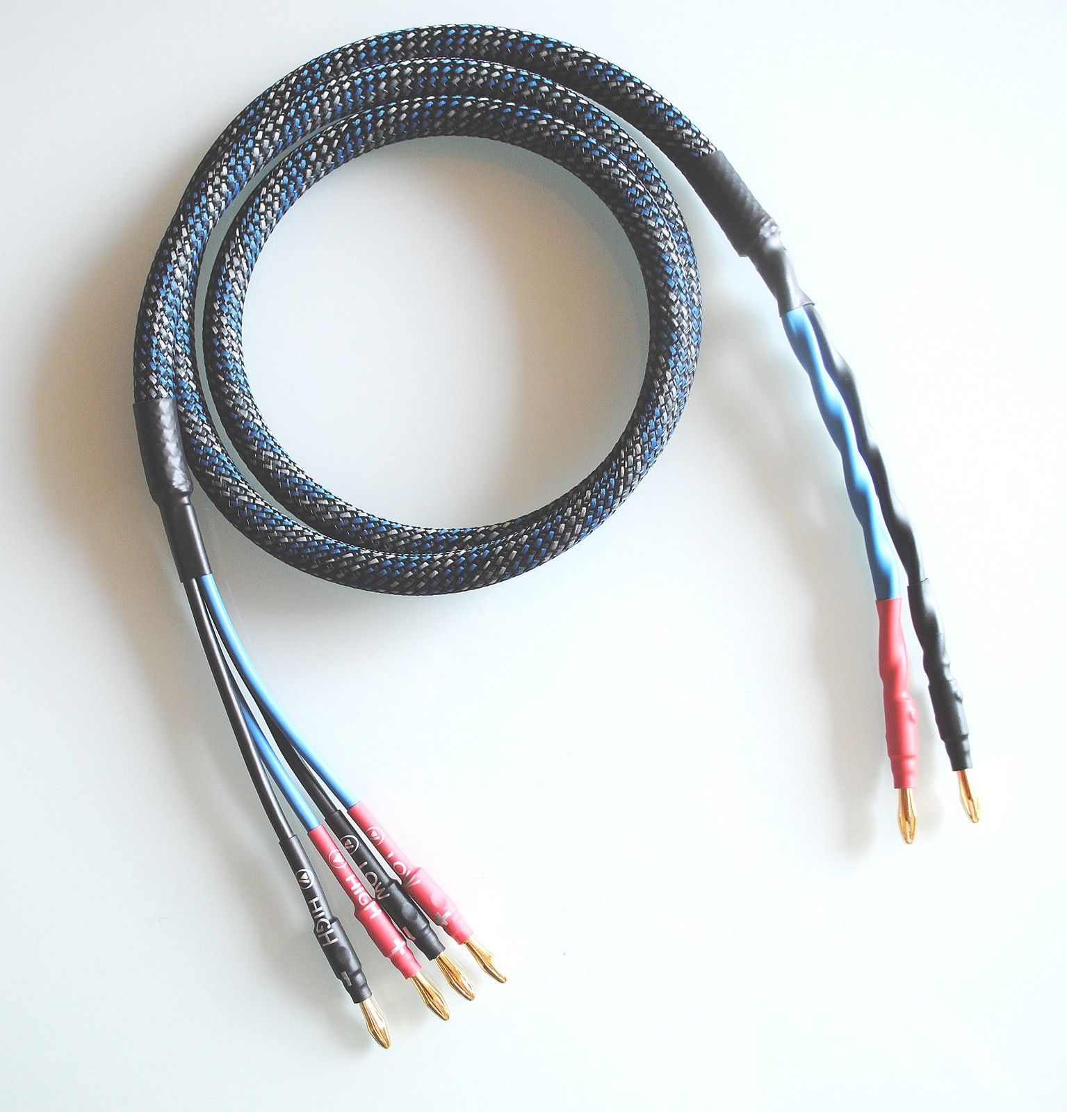 audioIN "LS30bw" / HighEnd Lautsprecherkabel biwiring / Bananas / OFC / 1 Paar kaufen bei Hood.de