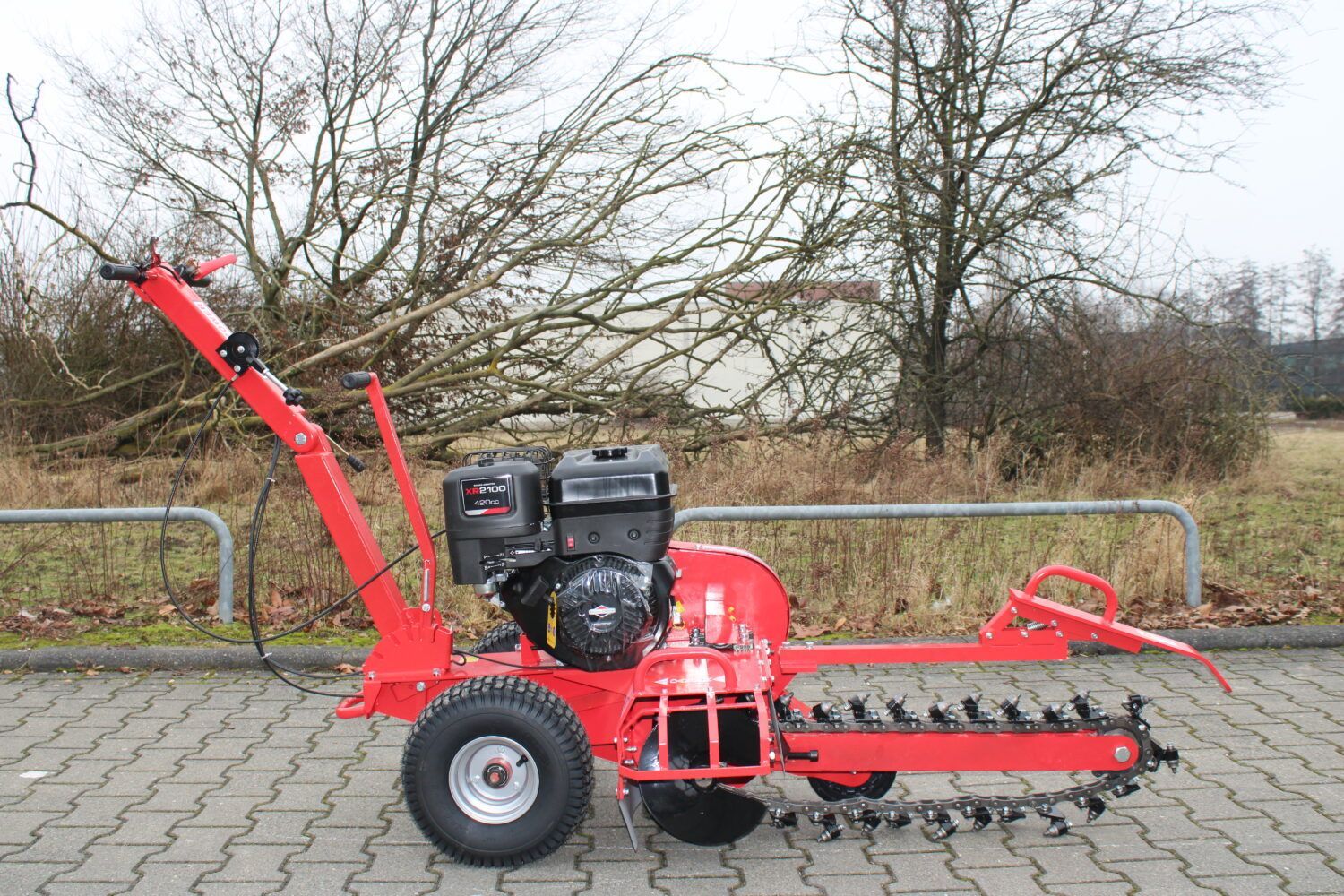 Grabenfräse Kabelfräse Schachtfräse 13 PS Briggs&Stratton Benzinmotor