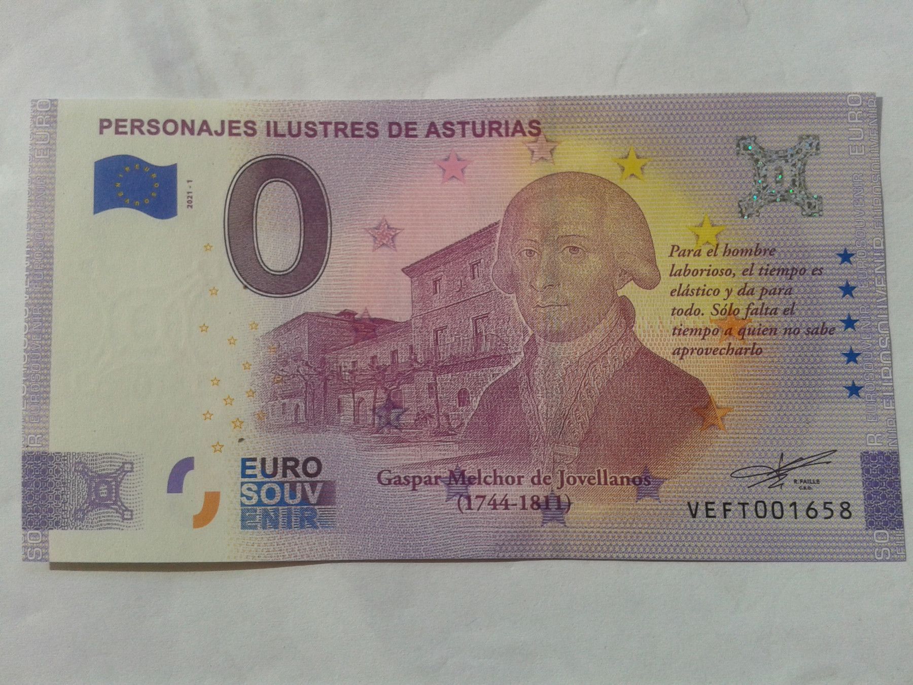 0 Euro Souvenir-Schein „Frohe Weihnachten“ – Mit Sicherheitsmerkmalen, 135x74 Mm