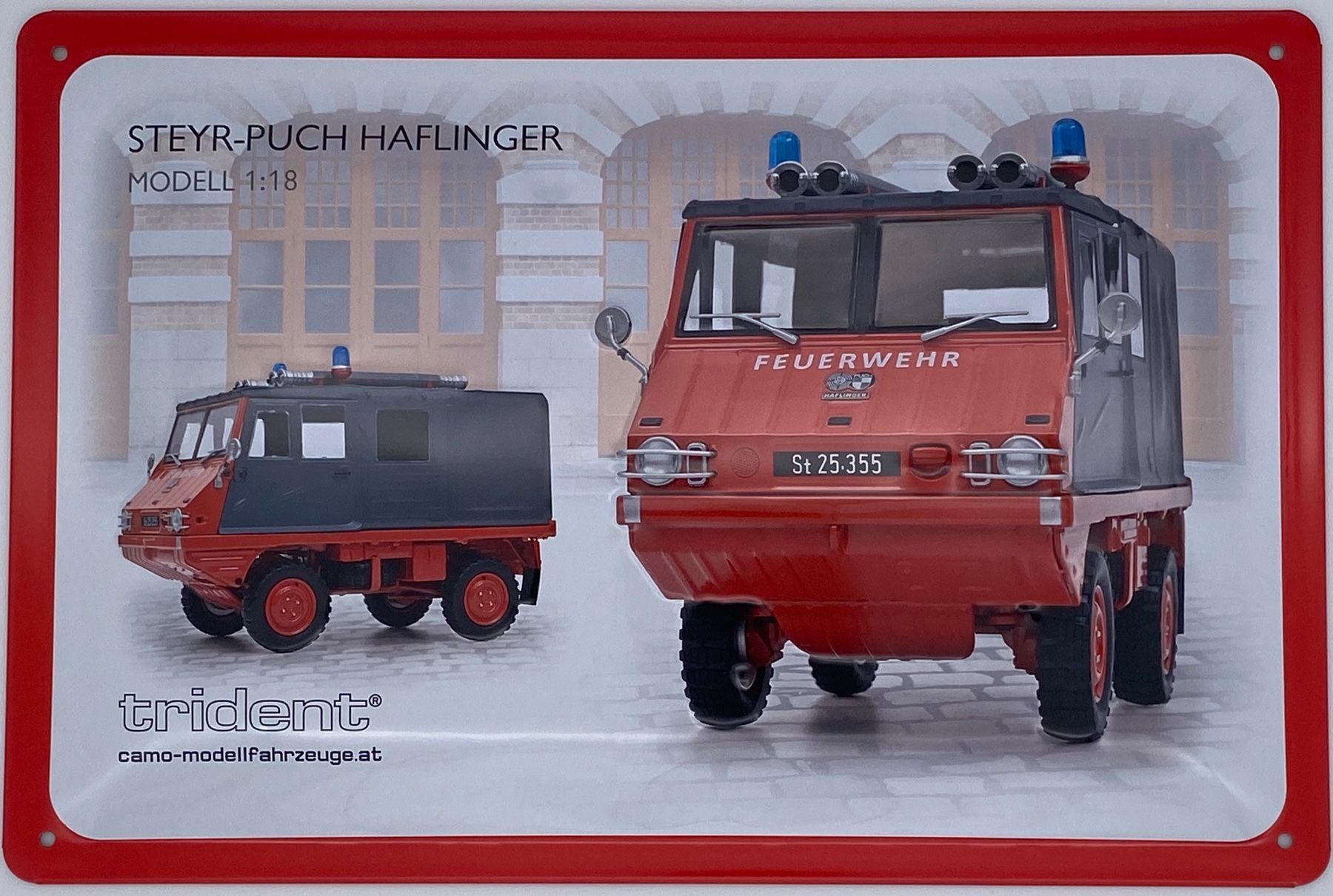 Deko7 Blechschild 30x20cm - Freiwillige Vor! Division Grossdeutschland