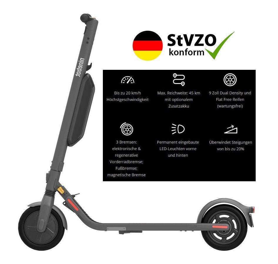 Segway Ninebot Kickscooter E45d Elektroroller Mit Straßenzulassung 20Km/ H Bis