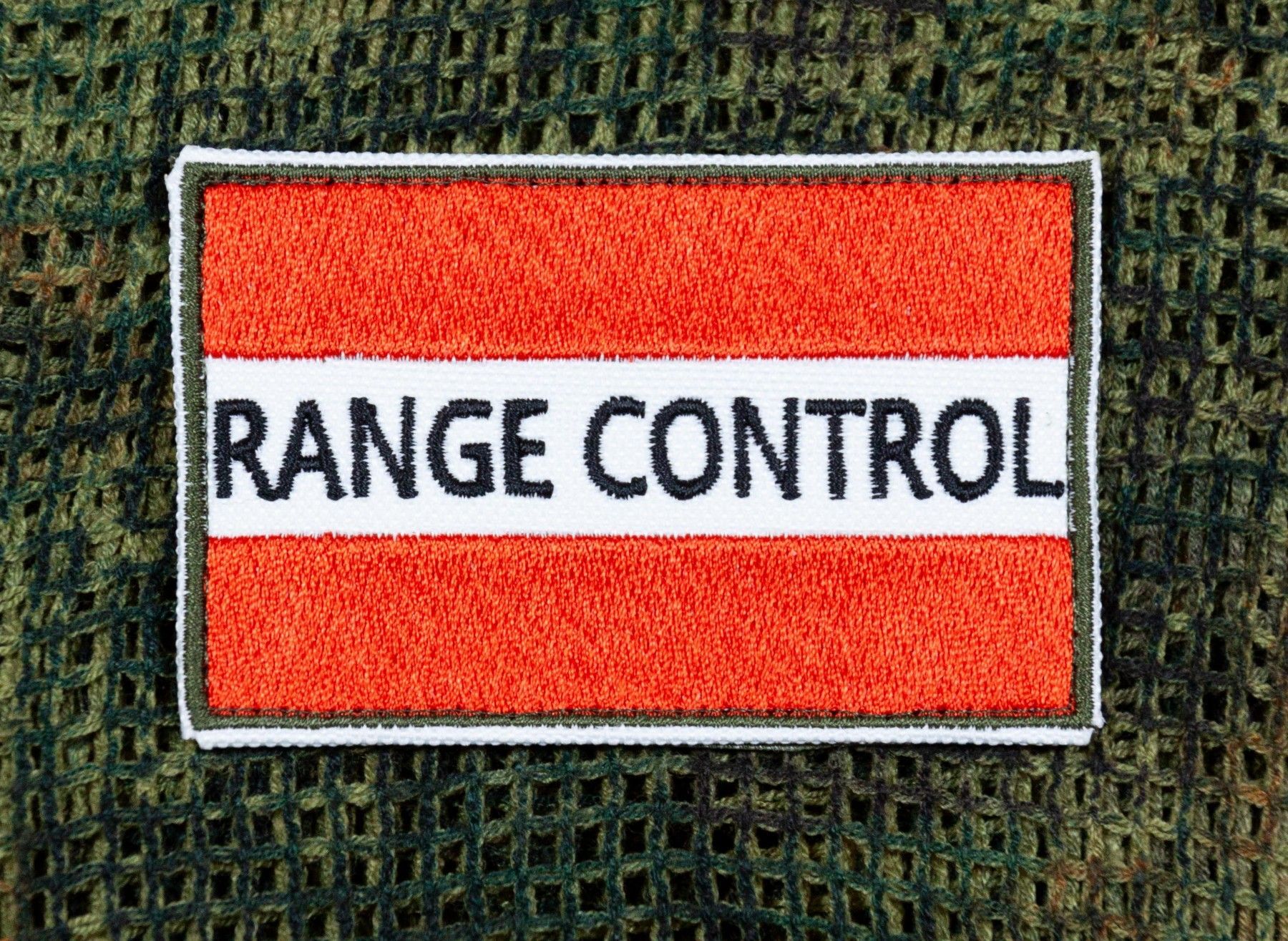 Patch: "Range Control", 8,5 x 5,5 cm