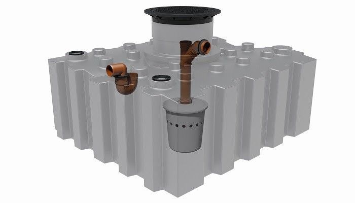 Regensammler Flachtank 3000 Liter mit Filter , Zisternen ...