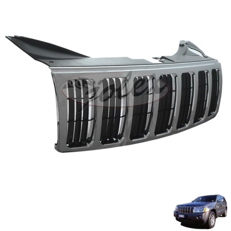 Kühlergitter Kühlergrill Frontgitter schwarz chrom Jeep Grand Cherokee WH 05-10