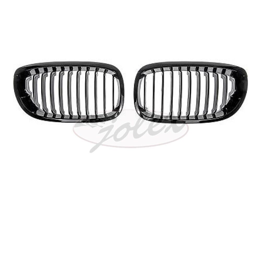 Kühlergrill Niere schwarz-glanz rechts + links für BMW 3er E46 Coupe Cabrio 03-06
