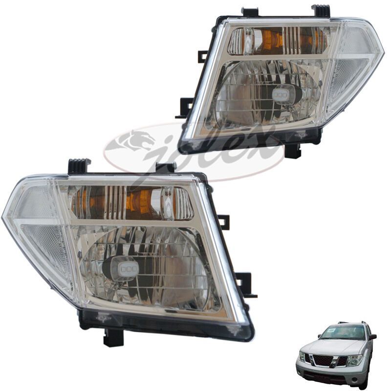 H4 Scheinwerfer rechts + links Set Satz Paar für Nissan Pathfinder R51 Navara D40