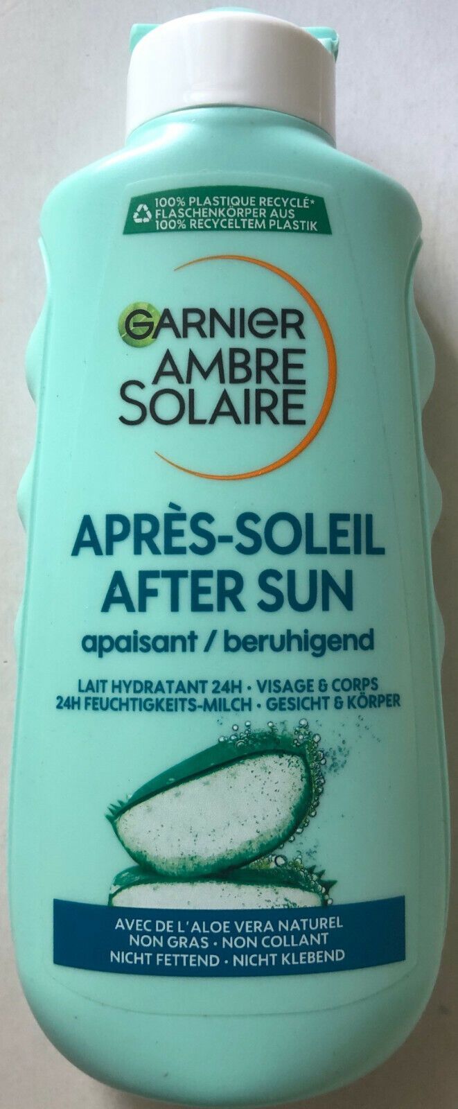 Garnier Ambre Solaire After Sun Milch - Mit Natürlicher Aloe Vera - 200 Ml