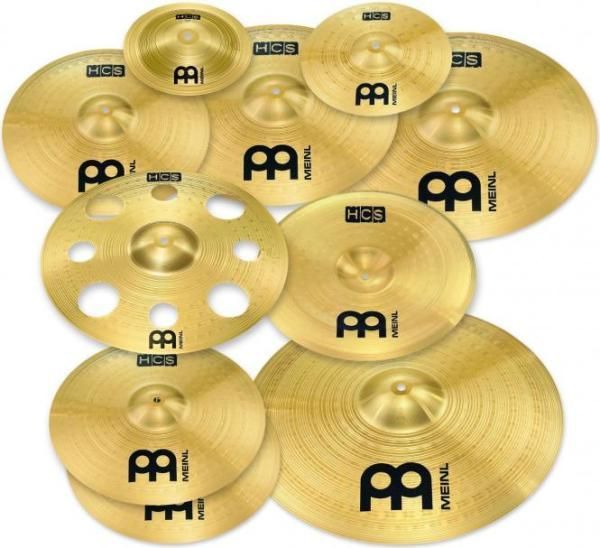 Meinl Cymbals HCS-SCS1 Ultimate Cymbal Set Beckenset 9 teilig