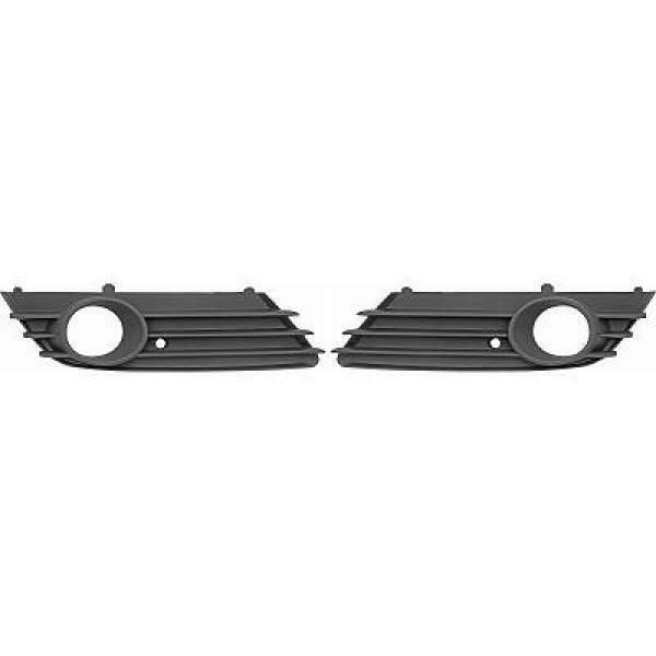 Stoßstange passend für Grill-set Opel Astra h Baujahr 04-07 für Nebellampe,
