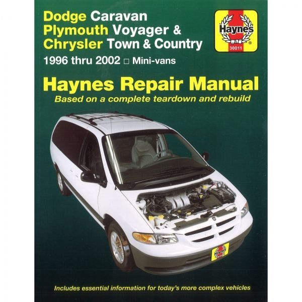 Dodge Caravan Plymouth Voyager Chrysler Town Country 1996-2002 Haynes