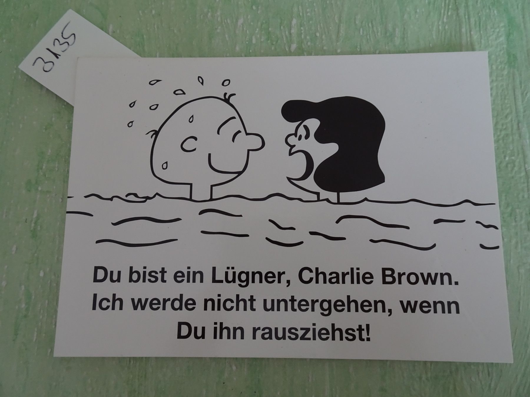 alte Postkarte AK Art & Image 1995 AI29 Du bist ein Lügner Charlie