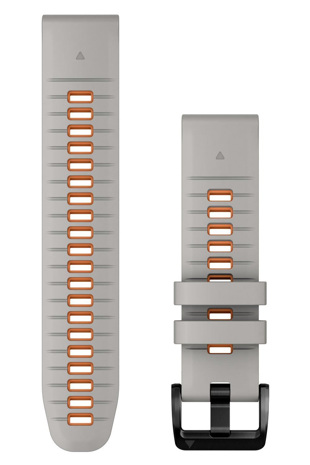 Garmin Quickfit Silikonband 22 mm Nebelgrau/Glutorange 010-13280-02