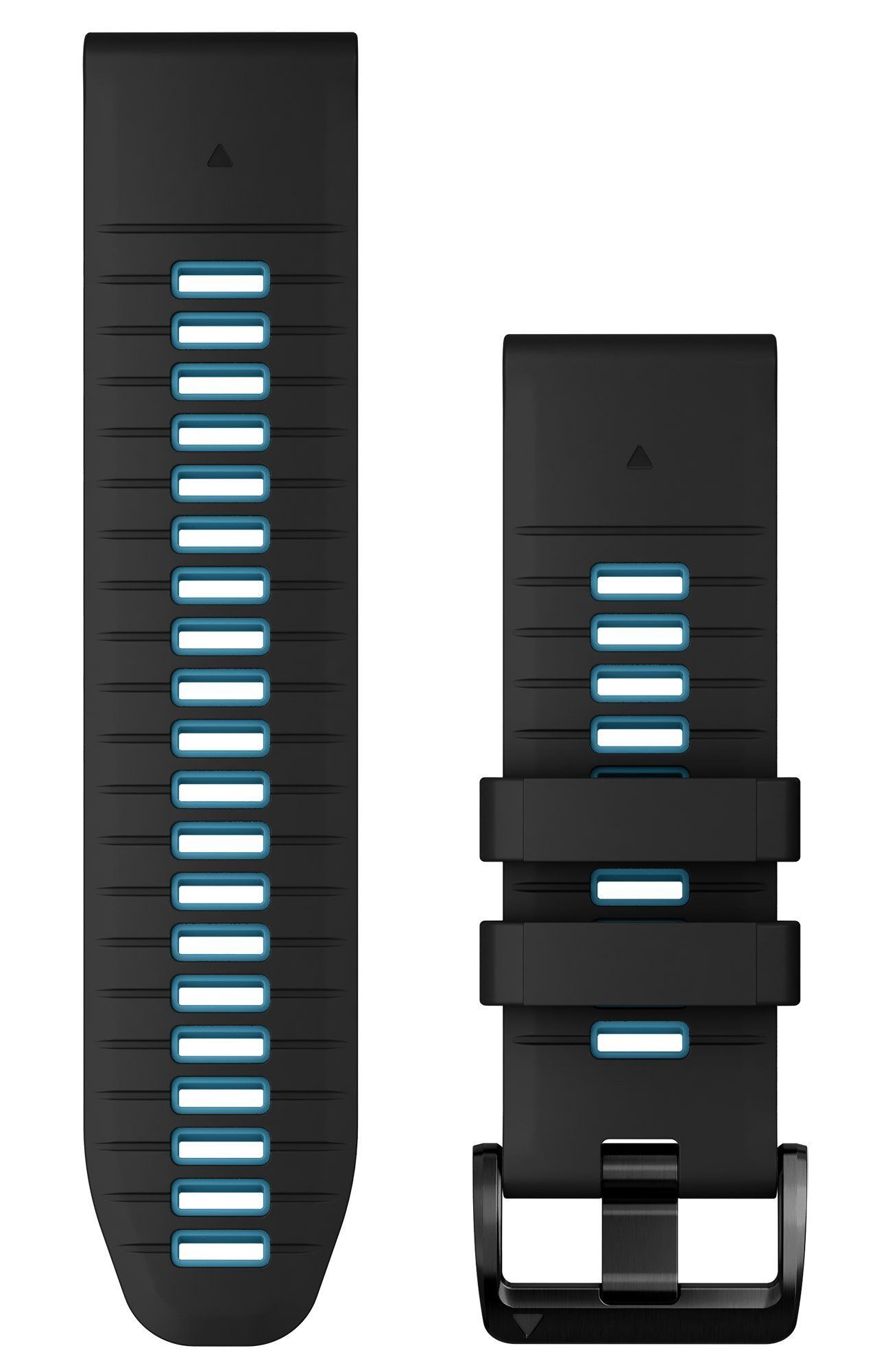Garmin Quickfit Silikonband 26 mm Schwarz/Zirrusblau 010-13281-05