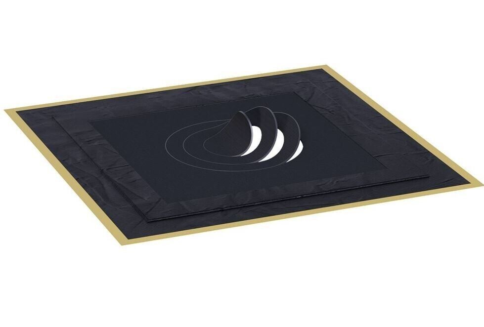 AZTEC Rohrmanschette Nr.4 - Eckige Dachdichtung 70-178mm Inkl. Montage-Set